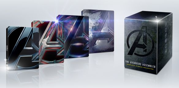  Avengers 4-Movie Collection [SteelBook] [Dig Copy] [4K Ultra HD Blu-ray/Blu-ray] [Only @ Best Buy]