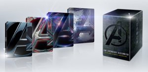 Avengers 4-Movie Collection [SteelBook] [Dig Copy] [4K Ultra HD Blu-ray/Blu-ray] [Only @ Best Buy] - Front_Original