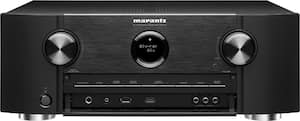 Marantz - SR 9.2-Ch. Bluetooth Capable With HEOS 4K Ultra HD HDR Compatible A/V Home Theater Receiver - Black - Front_Zoom
