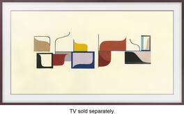 Samsung - 49" The Frame Customizable Bezel - Brown