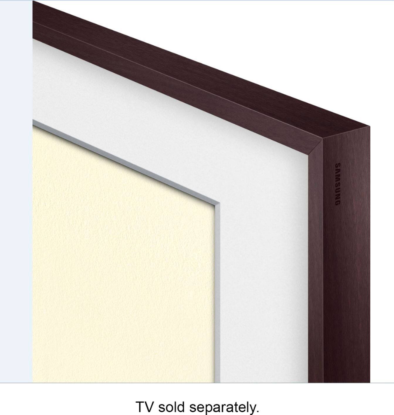 Alt View 11. Samsung - 49" The Frame Customizable Bezel - Brown.