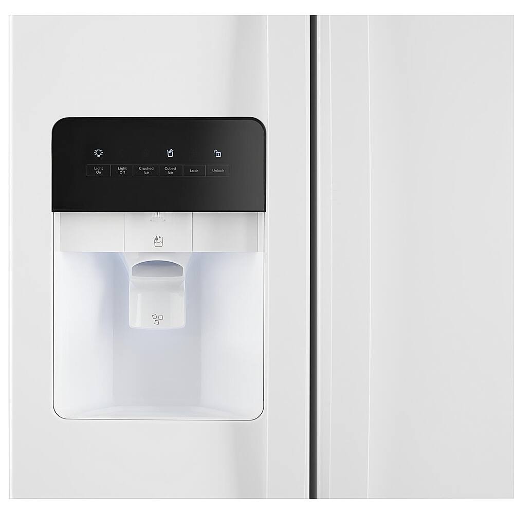 Best Buy Whirlpool 24.6 Cu. Ft. SidebySide Refrigerator White WRS315SDHW