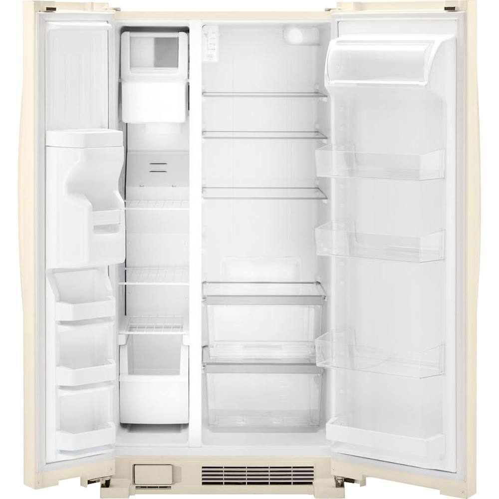 Alt View 2. Whirlpool - 21.4 Cu. Ft. Side-by-Side Refrigerator - Biscuit.