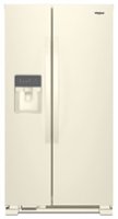 Whirlpool - 24.6 Cu. Ft. Side-by-Side Refrigerator - Bisquit - Front_Zoom