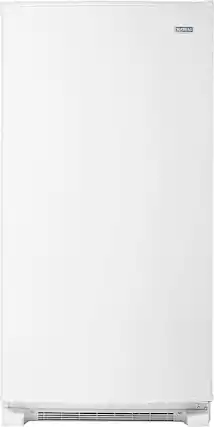 Front. Maytag - 17.7 Cu. Ft. Frost-Free Upright Freezer - White.