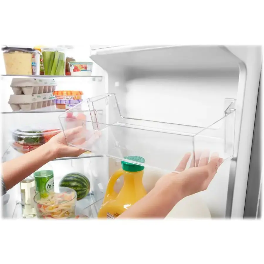 Alt View 11. Whirlpool - 21.4 Cu. Ft. Side-by-Side Refrigerator - Monochromatic Stainless Steel.
