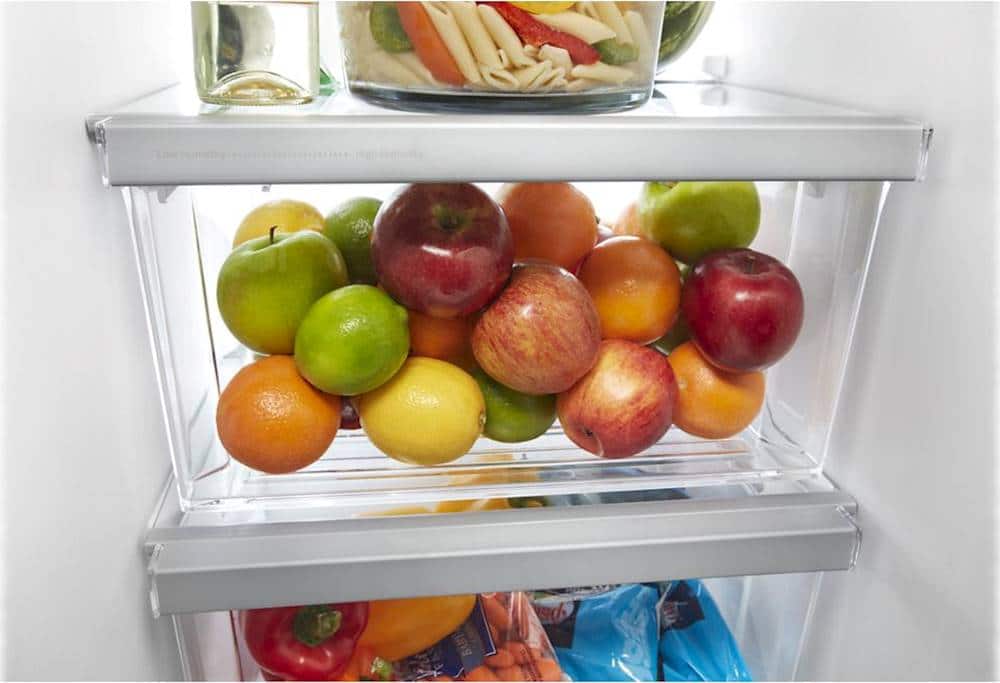 Alt View 14. Whirlpool - 21.4 Cu. Ft. Side-by-Side Refrigerator - Monochromatic Stainless Steel.