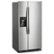 Alt View Zoom 4. Whirlpool - 24.6 Cu. Ft. Side-by-Side Refrigerator - Monochromatic stainless steel.