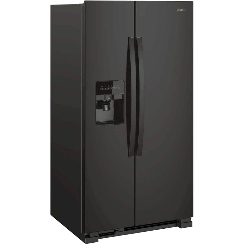 Angle. Whirlpool - 21.4 Cu. Ft. Side-by-Side Refrigerator.