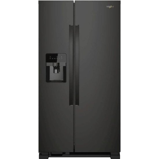 Whirlpool – 21.4 Cu. Ft. Side-by-Side Refrigerator – Black