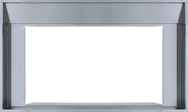 Front. Zephyr - 36 in. Shallow Depth Adjustable Power Pack Liner - Stainless Steel.