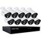 Night Owl - 16-Channel, 10-Camera Indoor/Outdoor Wired 1944p 1TB DVR Surveillance System - Black/White-Front_Standard
