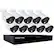Front. Night Owl - 16-Channel, 10-Camera Indoor/Outdoor Wired 1944p 1TB DVR Surveillance System - Black/White.