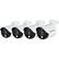 Front. Night Owl - Outdoor Wired Surveillance Cameras (4-Pack) - White.