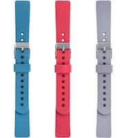 WITHit - Silicone Band for Fitbit Inspire and Inspire HR (3-Pack) - Light Gray/Bluestone/Coral - Angle_Zoom