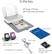 Alt View 13. HP - Tango X Wireless Instant Ink Ready Inkjet Printer with Linen Cover and 6-Month Instant Ink Subscription - White.