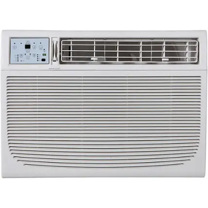 Front. Keystone - 1500 Sq. Ft 25,000 BTU Window Air Conditioner - White.