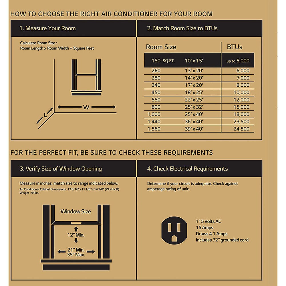 lg 5000 btu room air conditioner