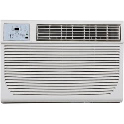 Keystone - 350 Sq. Ft. 8,000 BTU Window Air Conditioner and 3,500 BTU Heater - White - Front_Zoom