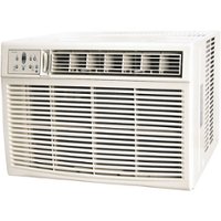 Keystone - 1500 Sq. Ft. 25,000 BTU Window Air Conditioner and 16,000 BTU Heater - White - Front_Zoom