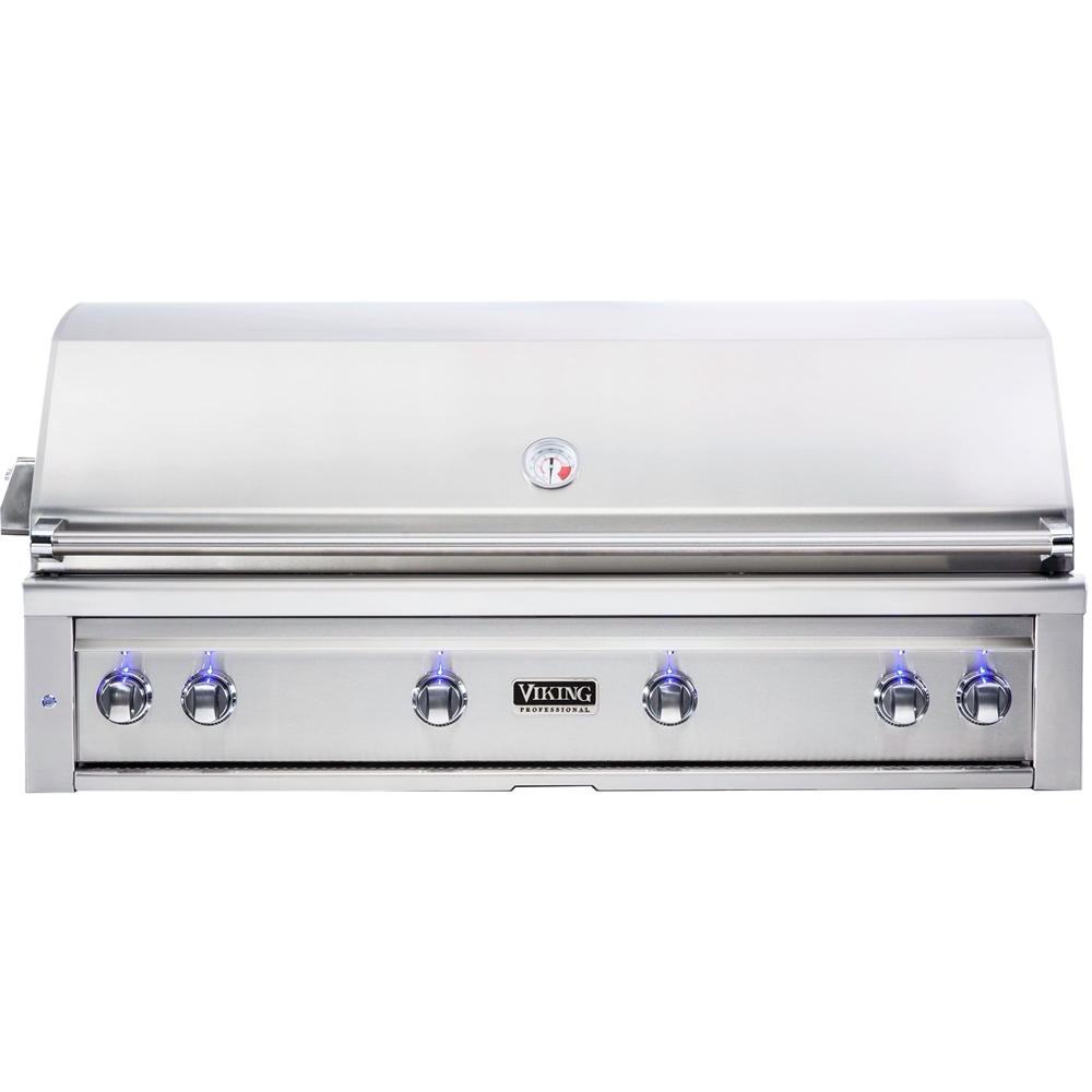 Viking Vgbq3002rtl 30 Inch Built In Gas Grill With 563 Sq In Cooking Surface Stainless Steel Grill Burner Dual Purpose Grill Smoker Burner Gourmet Glo Infrared Rotisserie And Push Button Electronic Ignition Liquid Propane
