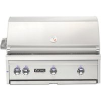 Viking - Professional 5 Series 36" Built-In Gas Grill - Stainless Steel - Angle_Zoom