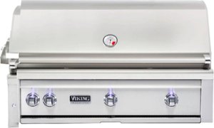 Viking - Professional 5 Series 42.1" Built-In Gas Grill - Stainless Steel - Angle_Zoom