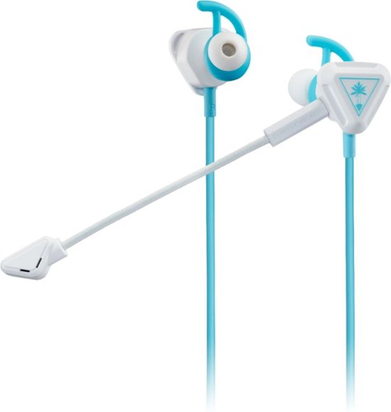 Front Zoom. Turtle Beach - Battle Buds In-Ear Gaming Headset for Mobile Gaming, Nintendo Switch, Xbox One, Xbox Series X|S, PS4 & PS5 - White/Teal.