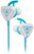 Alt View Zoom 11. Turtle Beach - Battle Buds In-Ear Gaming Headset for Mobile Gaming, Nintendo Switch, Xbox One, Xbox Series X|S, PS4 & PS5 - White/Teal.
