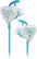 Alt View 11. Turtle Beach - Battle Buds In-Ear Gaming Headset for Mobile Gaming, Nintendo Switch, Xbox One, Xbox Series X|S, PS4 & PS5 - White/Teal.