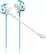 Alt View 12. Turtle Beach - Battle Buds In-Ear Gaming Headset for Mobile Gaming, Nintendo Switch, Xbox One, Xbox Series X|S, PS4 & PS5 - White/Teal.