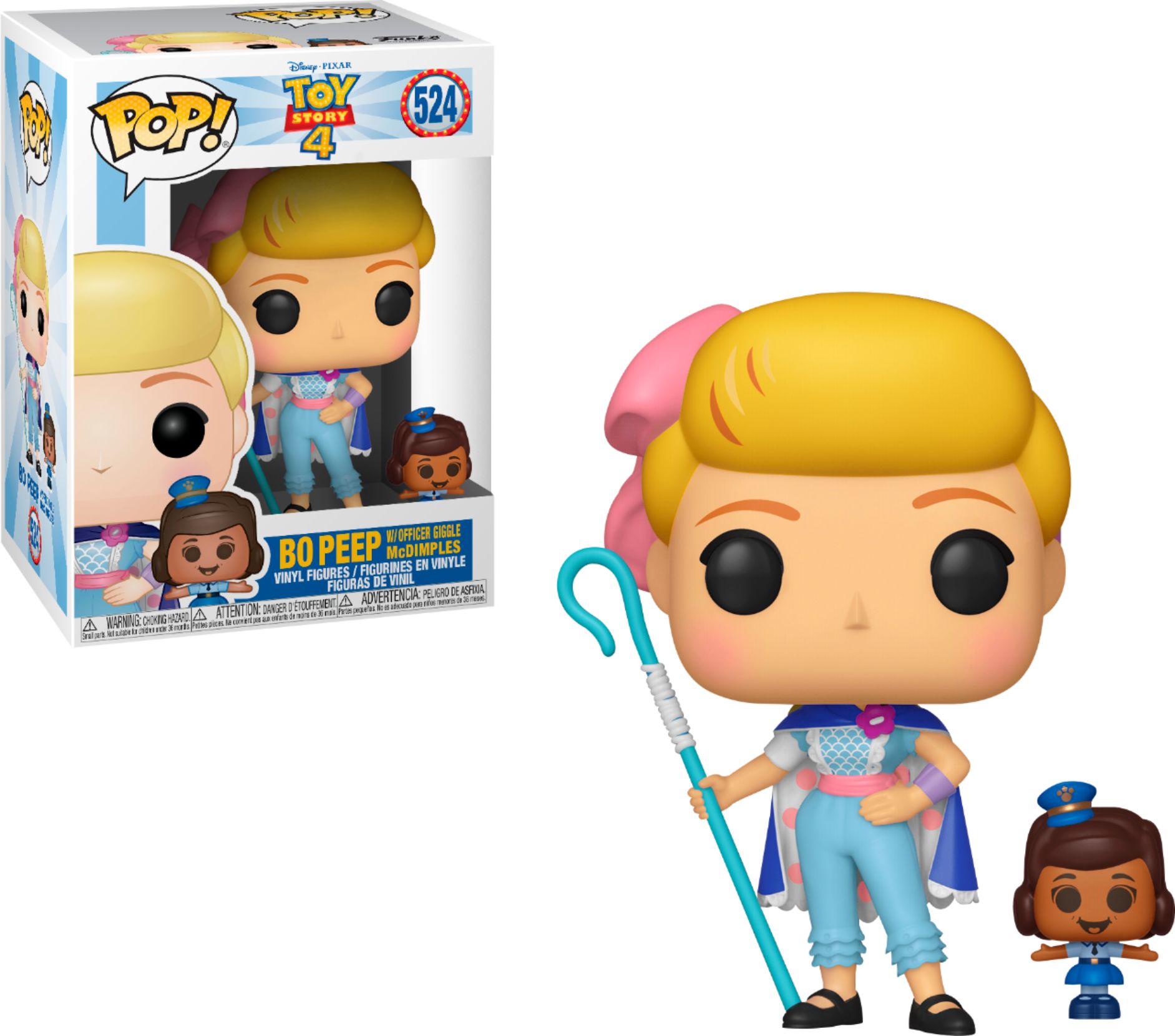 Funko Pop Disney Toy Story 4 Bo Peep With Officer Mcdimples 