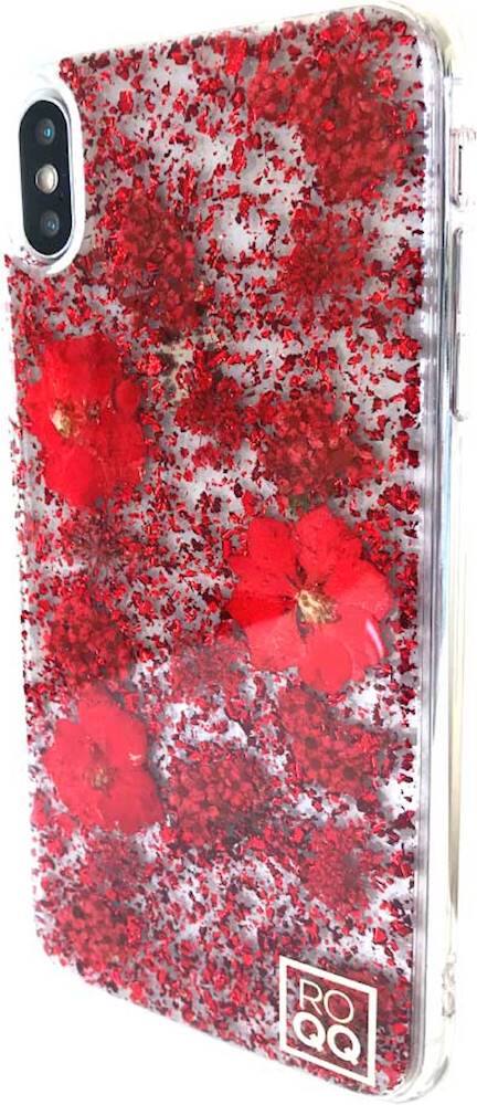 Best Buy Roqq Blossom Series Case For Apple® Iphone® Xs Max Red Delphiniums And Daffodils Bl002 Ixm 0635