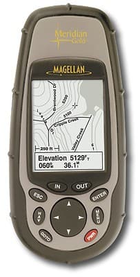 Front Standard. Magellan - Meridian Waterproof WAAS-Enabled GPS Receiver.