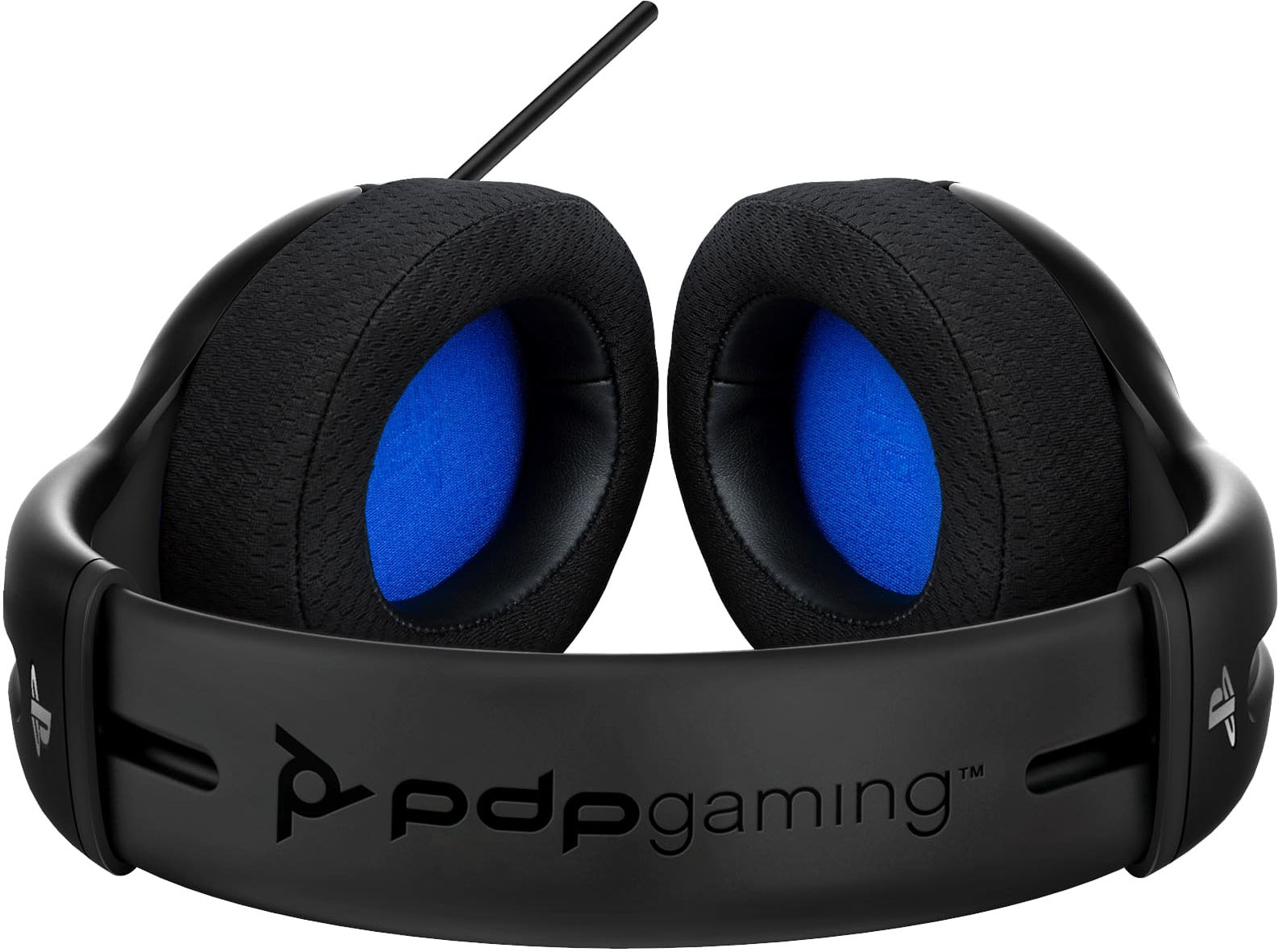 PDP - LVL50 Wired Stereo Gaming Headset for PlayStation - Black - Black