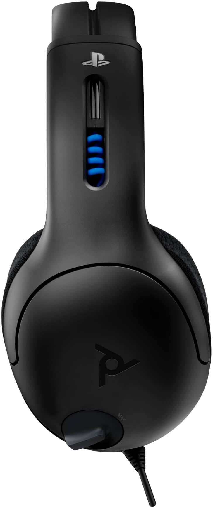 Alt View 12. PDP - LVL50 Wired Stereo Gaming Headset for PlayStation - Black - Black.
