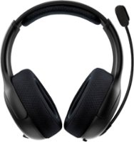 PDP - LVL50 Wireless Stereo Gaming Headset for PlayStation - Black - Front_Zoom