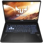 Front. ASUS - 17.3" Gaming Laptop - AMD Ryzen 7 - 16GB Memory - NVIDIA GeForce GTX 1660 Ti - 512GB Solid State Drive - Gold Steel.