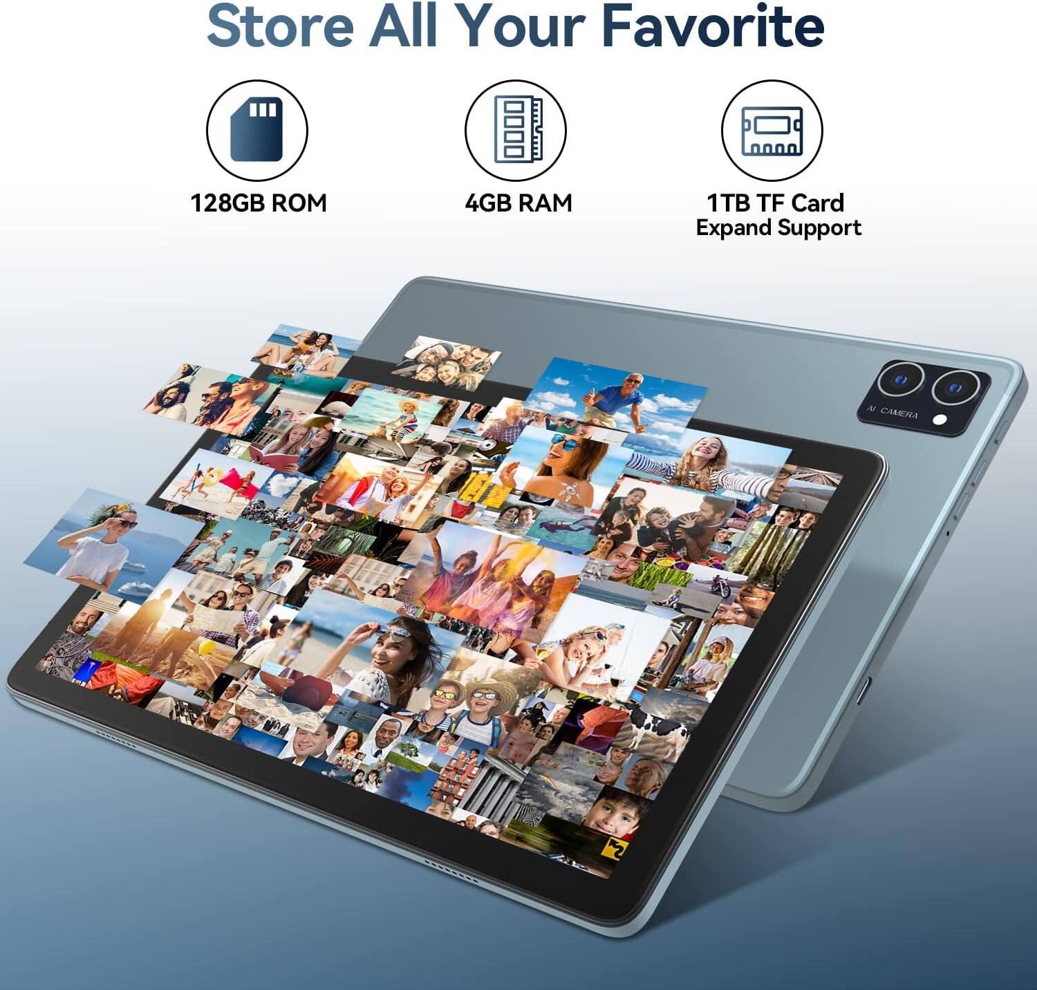 Store All Your Favorite 128GB ROM 4GB RAM 1TB TF Card Expand Support A CAMERA