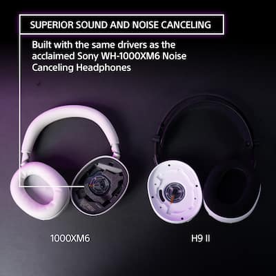 Sony INZONE H9 II Wireless Noise Cancelling Gaming Headset for PC Sony INZONE H9 II Wireless Noise Cancelling Gaming Headset for PC