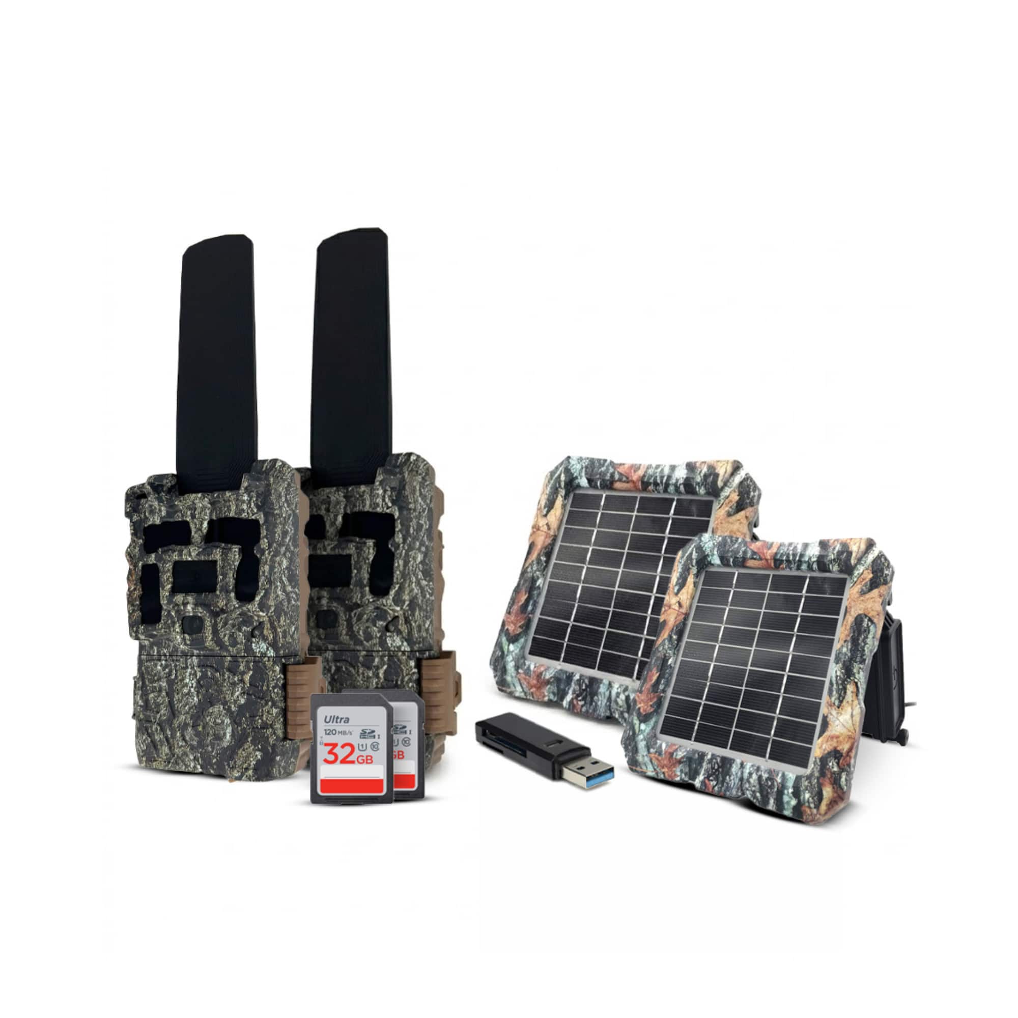 Browning Trail Cameras - Browning Defender Wireless Pro Scout Max Trail Camera (2 Pack) with Accessories