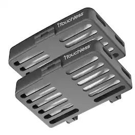 iTouchless - AbsorbX Stick On Odor Removal Kit - 2-Pack - Black