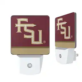 Keyscaper - Florida State Seminoles Stripe Design Nightlight 2-Pack - Multicolor