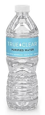 TRUE CLEAR  
PURIFIED WATER  
ENHANCED WITH MINERALS  
16.9 FL OZ (500 mL)