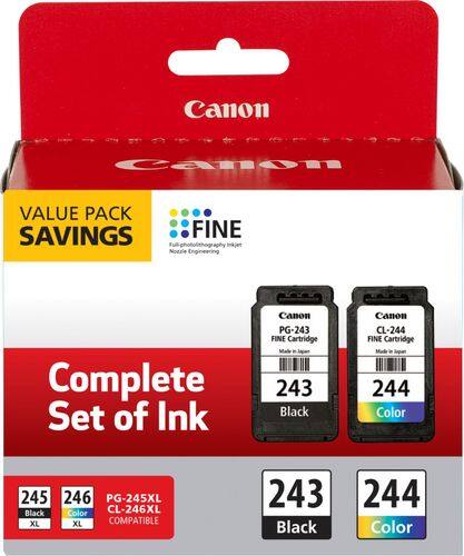 are canon 243 and 245 interchangeable