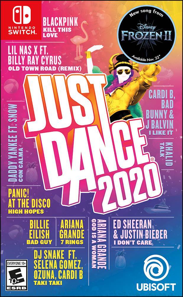 just dance 2020 wii into the unknown