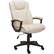 Front. Serta - Hannah II 5-Pointed Star Bonded Leather Executive Chair - Ivory.
