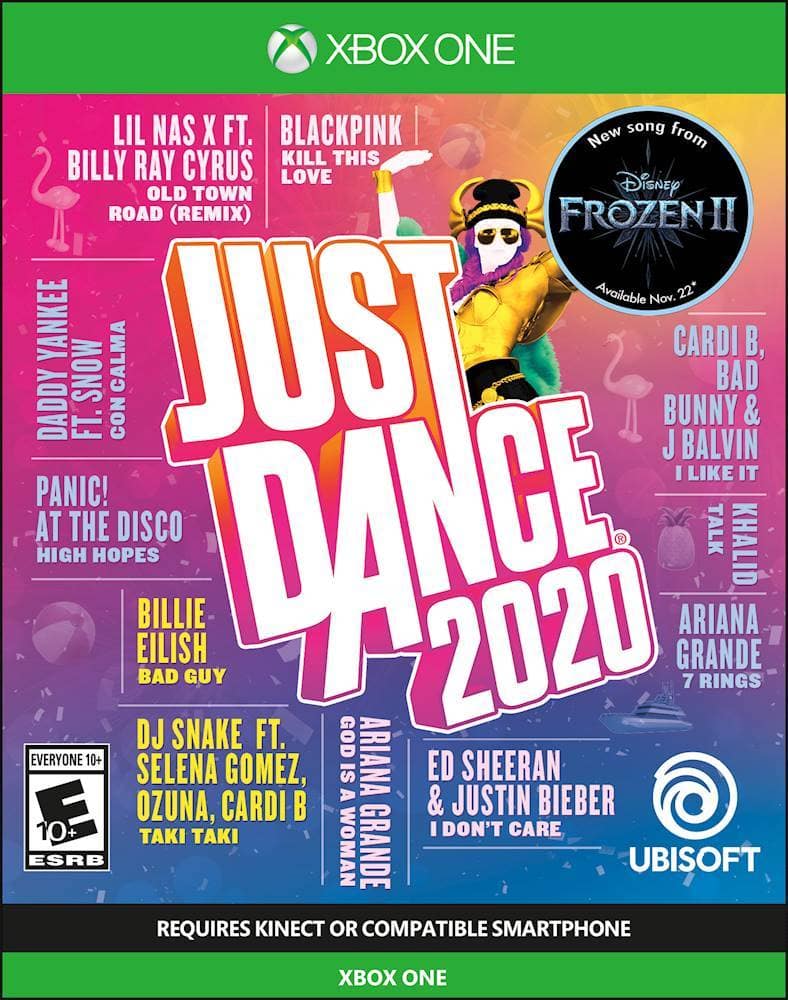 Front. Ubisoft - Just Dance 2020.