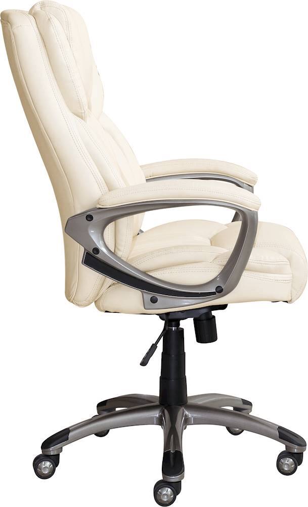 Alt View 12. Serta - Garret Executive Office Chair - Ivory White.