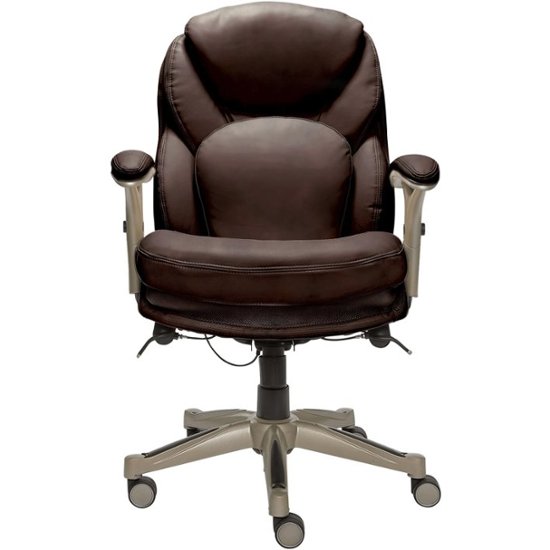 Serta Works Bonded Leather Executive Chair Chestnut 44186B Best Buy   6355074 Sd  MaxHeight=640 MaxWidth=550